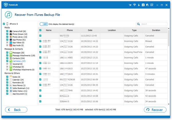 recover iphone 11 call history