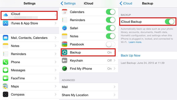 restore whole icloud backup to new iphone