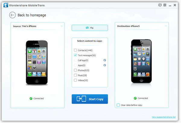 iPhone sms to iPhone