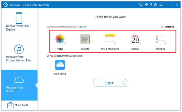 extract latest iCloud backup